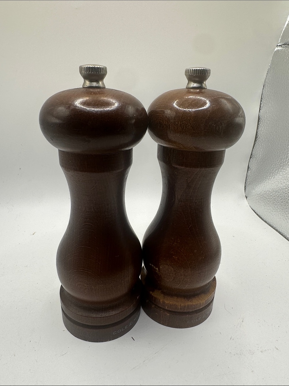Cole & Mason Dark Brown Wooden Salt and Pepper Mill Set